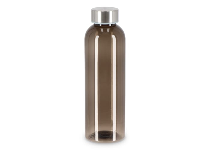 Bouteille à personnaliser en R-PET 500 ml Jane Transparent / Noir